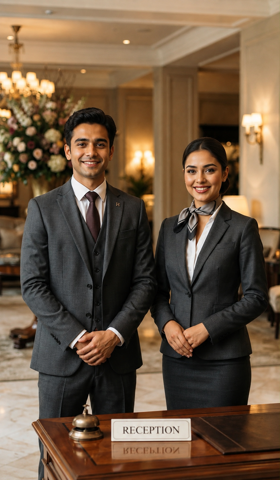 Hotel reception and front office uniforms